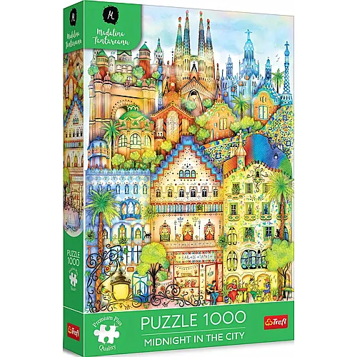 Trefl Puzzle Mitternacht in Barcelona - 1000 Teile