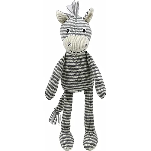 The Puppet Company Wilberry Knitted Zebra - 40 cm