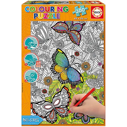 Educa Puzzle Colouring All Good Things Are Wild And Free (300Teile)