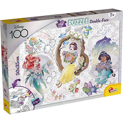 2in1 Disney Princess zum Ausmalen 250Teile