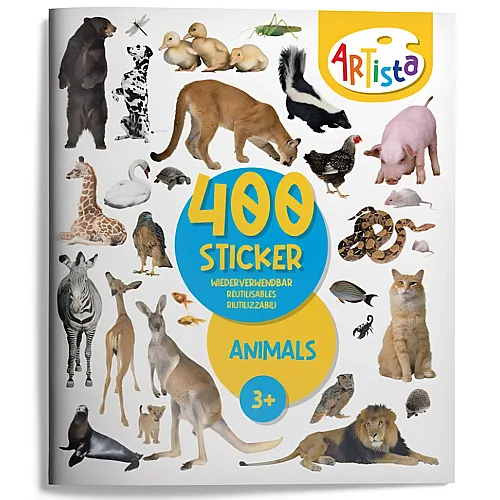 Artista Stickerbuch Tiere