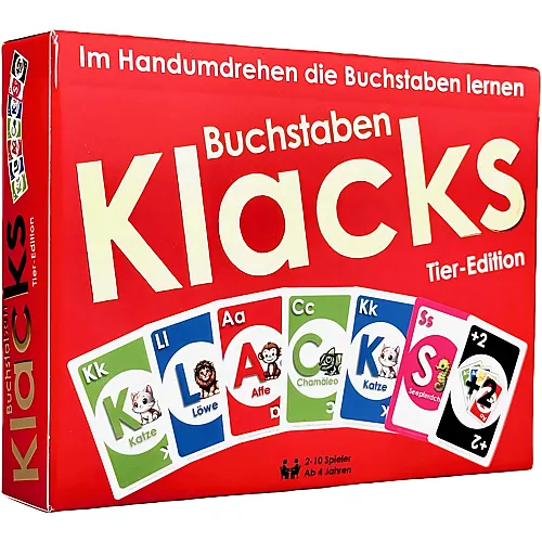 Buchstaben Klacks - Tier-Edition