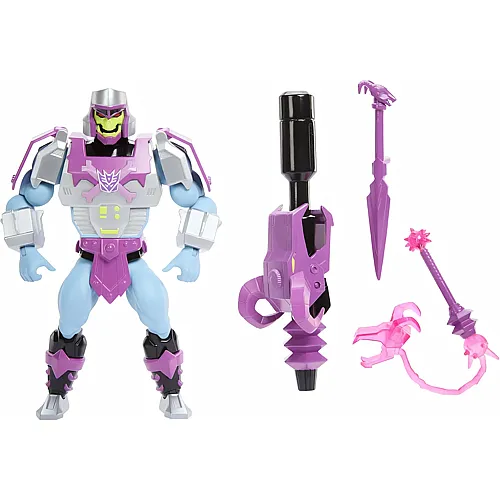 Mattel Masters of the Universe Origins & Transformers Skeletor mit Megatron-R�stung - 14 cm