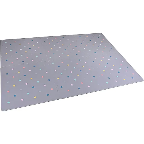 Knorrtoys Dots Grey Puzzle Mat - 18 Pieces