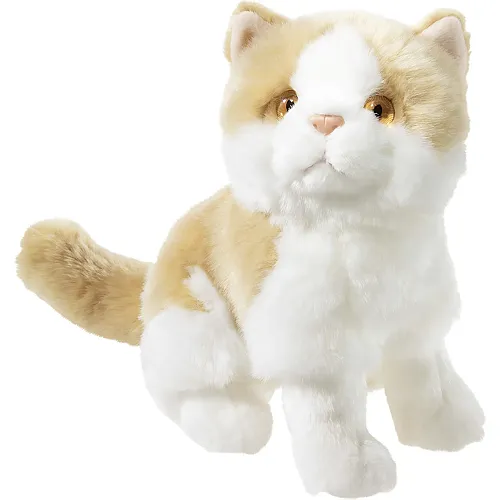 Heunec Katze Weiss-Braun - 25 cm