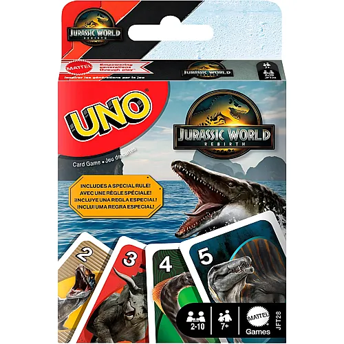 UNO Jurassic World: Die Wiedergeburt