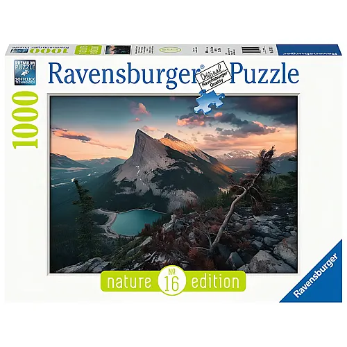 Ravensburger Puzzle Nature Edition Abends in den Rocky Mountains (1000Teile)