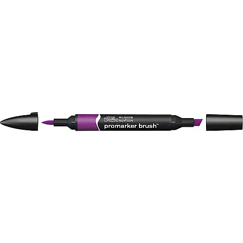 Winsor & Newton Promarker Brush mit 2 Spitzen Pflaume