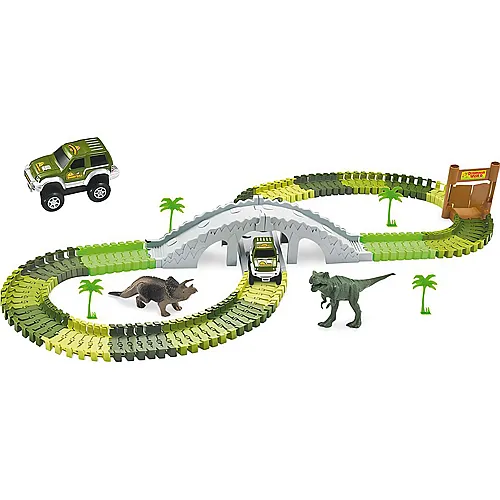 Amewi Magic Traxx Bahn Dino-Park Mini Set (108Teile)