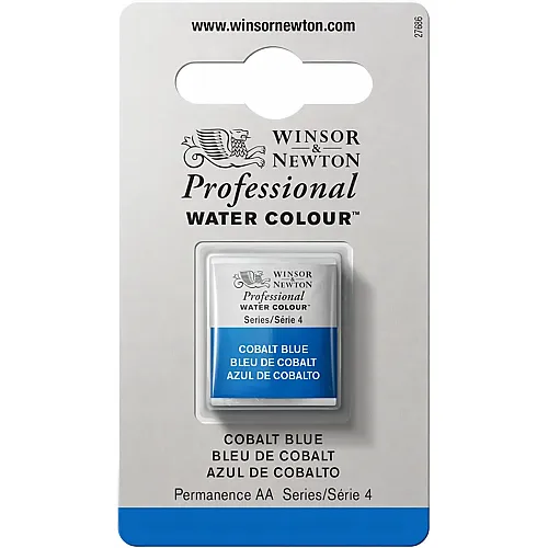 Winsor & Newton Professional Water Colour Aquarellfarbe Kobaltblau - 1/2 Napf