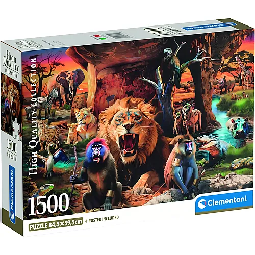 Clementoni Puzzle High Quality Collection Die Stammesgesellschaft (1500Teile)
