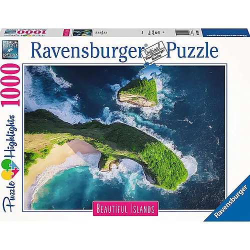 Ravensburger Puzzle Beautiful Islands Kelingking Beach, Indonesien (1000Teile)