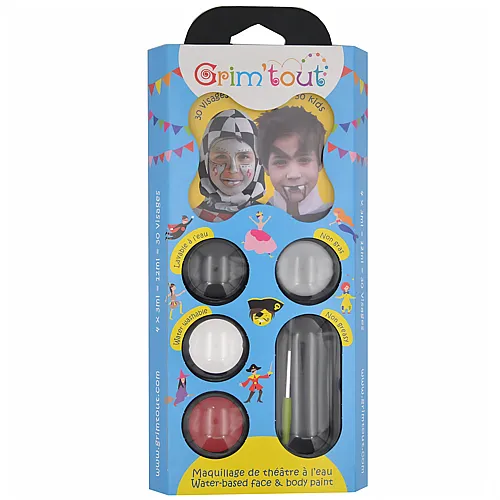 Grim'tout Set Complet 4 Couleurs Chevalier ET Vampire 4x4ml