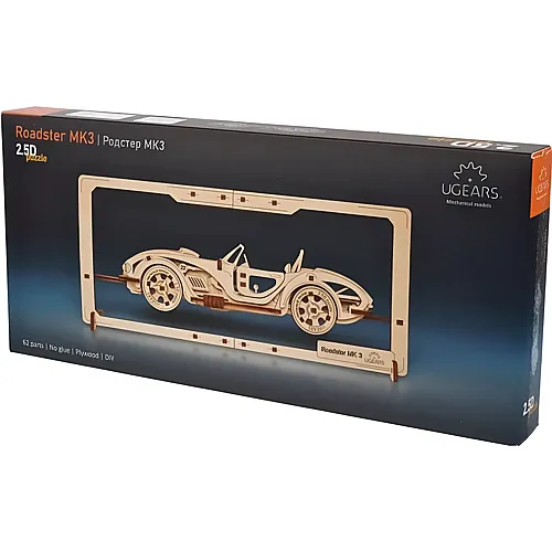 Ugears Model 2.5d Roadster Mk3 62 St. (fr-de-en-pol-es-ukr)