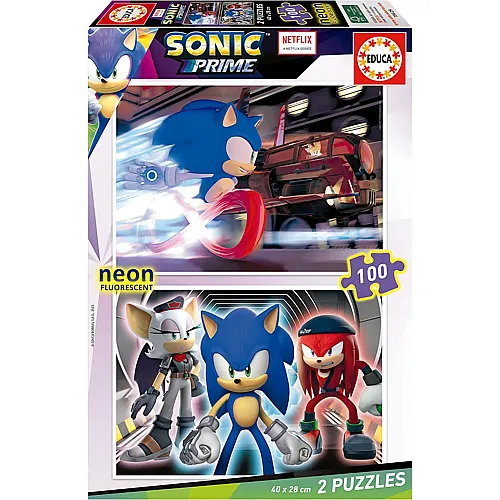 2in1 Sonic Prime Neon 100Teile