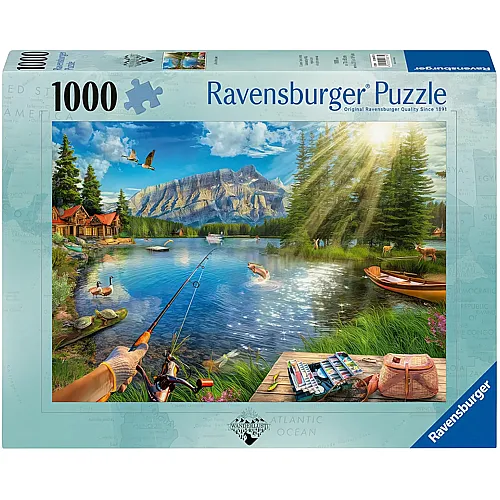 Ravensburger Puzzle Life at The Lake - 1000 Teile