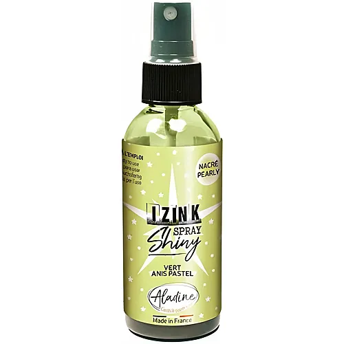 Aladine Izink Spray Shiny Anis Gr�n - 80 ml