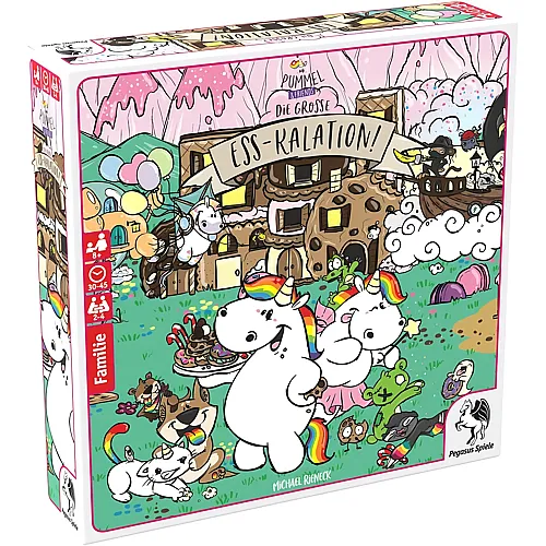 Pegasus Spiele 52062G - Pummel & Friends � Die grosse Ess-Kalation!