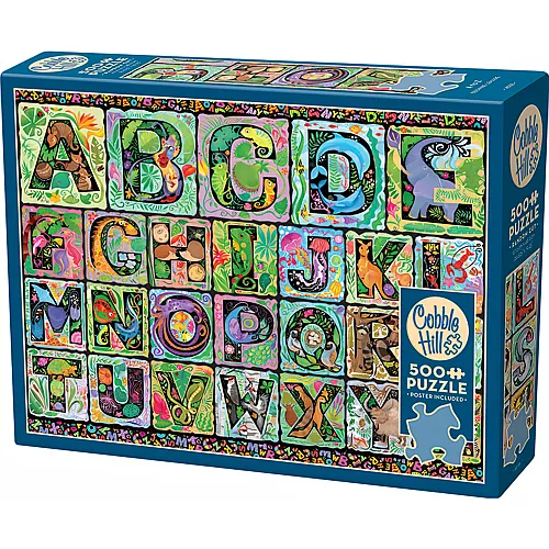 Cobble Hill Puzzle A bis Z (500Teile)