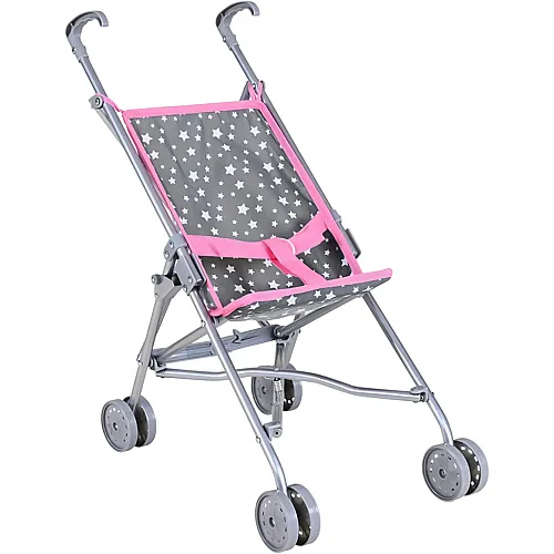 Knorrtoys Puppenbuggy Sim - star grey