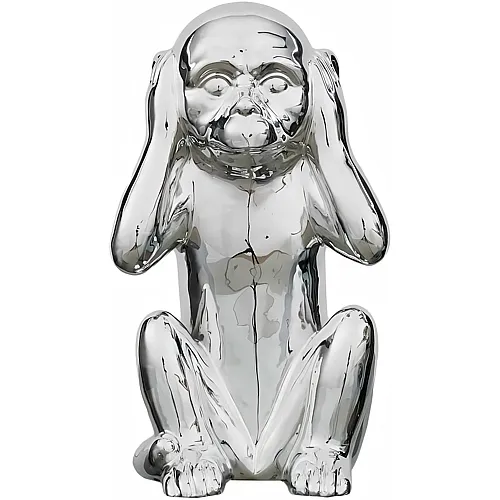 Paris Prix Statue Affe Silber - 28 cm