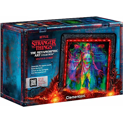 Stranger Things Metamorphic Art Collection Vecna mit LED Leuchtrahmen 520Teile