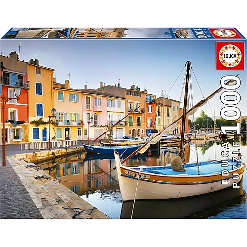 Educa Puzzle Hafen von Martigues, Provence - 1000 Teile