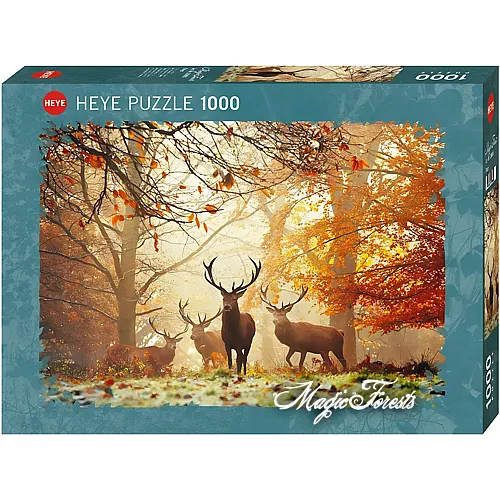 HEYE Puzzle Magic Forests Stags (1000Teile)