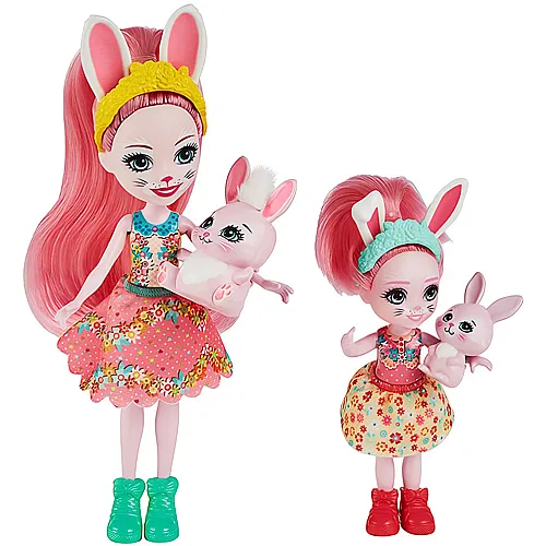 Enchantimals Bree Bunny Puppe & kleine Schwester