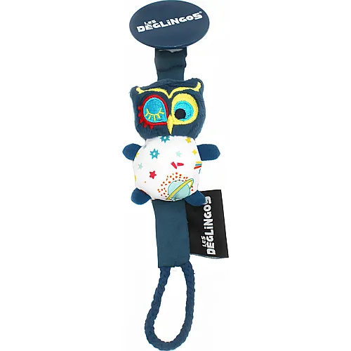 Les D�glingos Pacifier Clip Astros The Owl