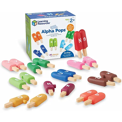 Learning Resources Smart Snacks EIS am Stiel Buchstaben-Steckspiel