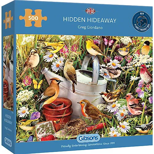 Gibsons Puzzle Greg Giordano Hidden Hideaway - 500 Teile