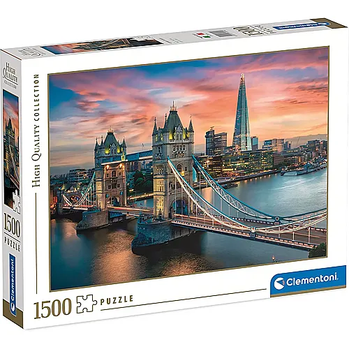Clementoni Puzzle High Quality Collection London Twilight (1500Teile)