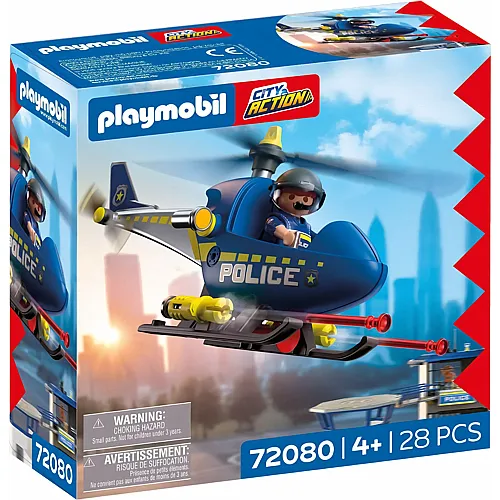 PLAYMOBIL City Action Polizeihelikopter (72080)