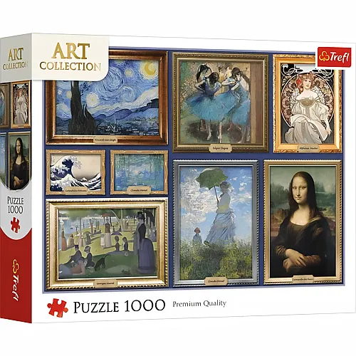 Meisterwerke Collage - 1000 Teile