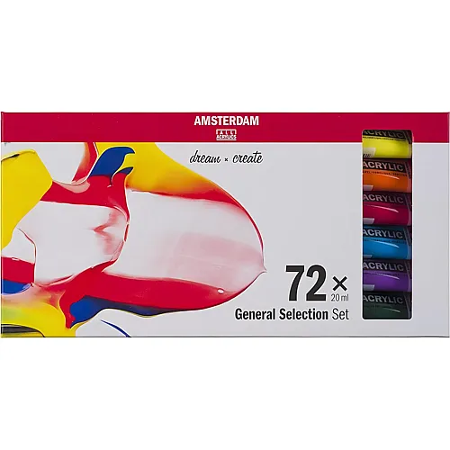 Amsterdam Acrylfarbe Standard - 72 Teile