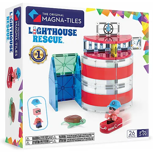 Magna-Tiles Lighthouse Rescue 26-teilig: Maritime Abenteuer erleben