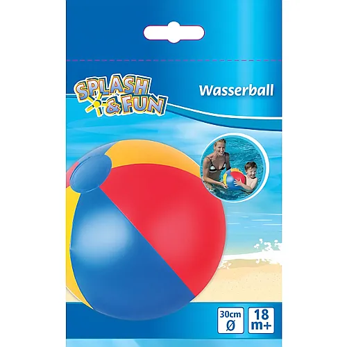 Splash & Fun Strandball uni, # ca. 30cm