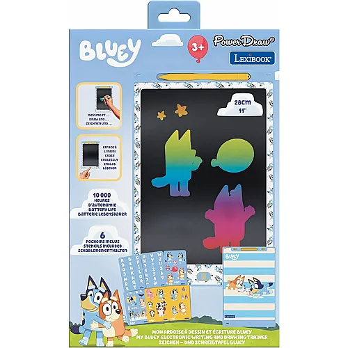 Lexibook Bluey multicolor learning drawing tablet