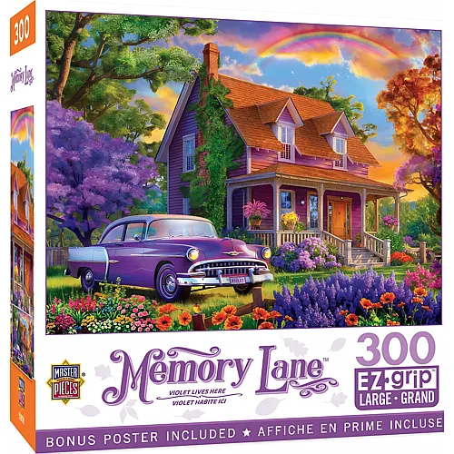 Master Pieces Puzzle Memory Lane Hier wohnt Violet - 300 Teile