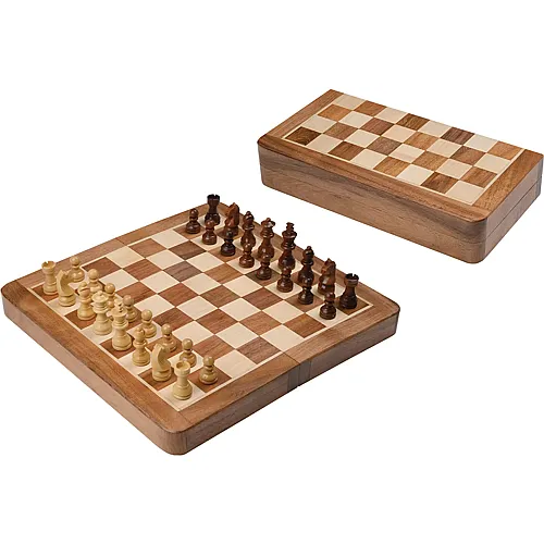 Philos Spiele Reise-Schachkassette Feld 25 mm - magnetisch