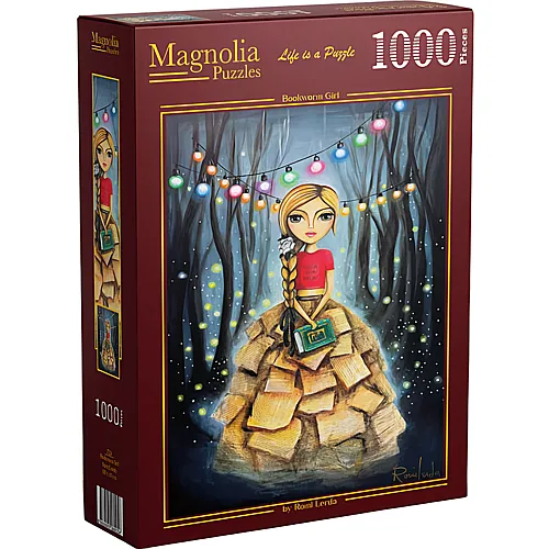 Magnolia Puzzle B�cherwurm-M�dchen (1000Teile)