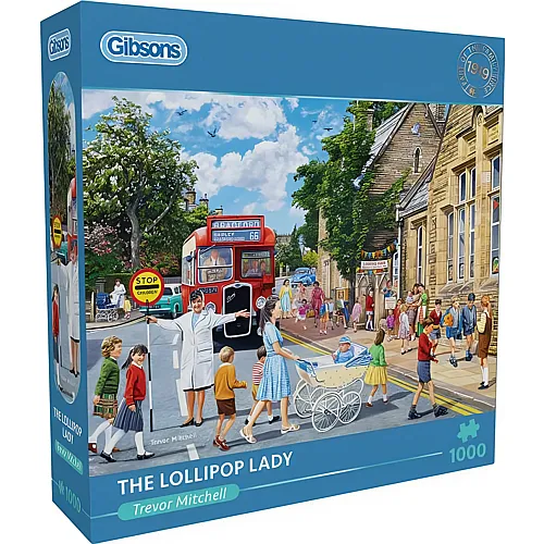 Gibsons Puzzle Trevor Mitchell Die Lollipop-Lady - 1000 Teile