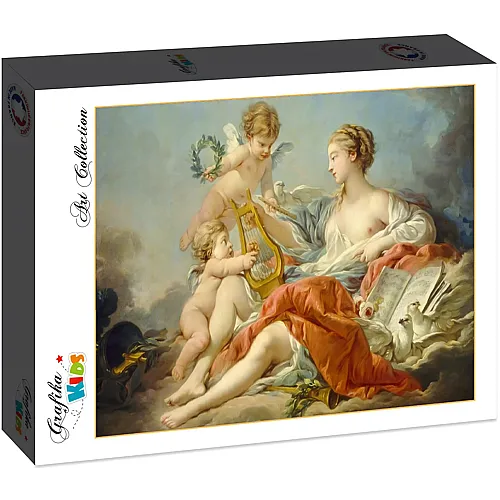 Grafika Puzzle Art Collection Fran�ois Boucher Grafika Kids Allegory of Music, 1764 - 12 Teile