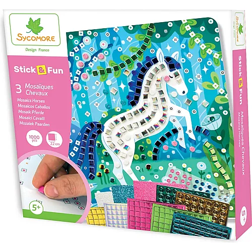Sycomore Stick'n Fun PM Mosaiques Chevaux (fr-de-it)
