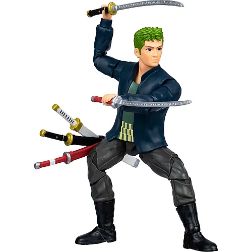 Moose Toys One Piece Action Figur Zoro Figur 15 cm, beweglich,