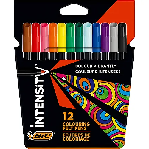 BIC Kids Malen! Farbige Marker, 12 Stk.