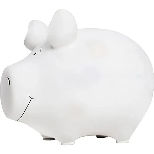KCG Sparschwein Blanko Weiss aus Keramik