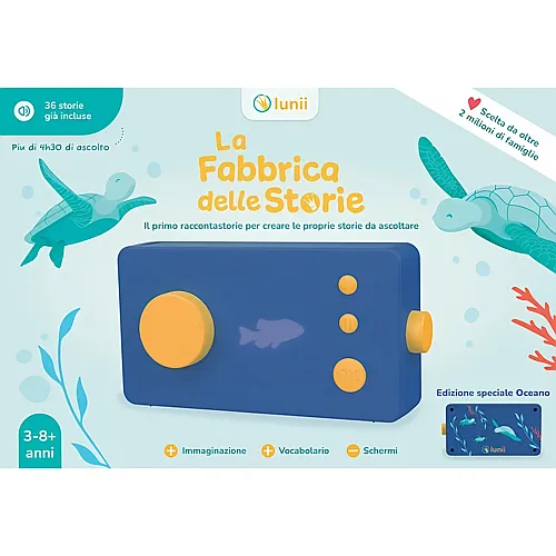 Lunii LA Fabrica Delle Storie Wifi Edizione Speciale Oceano