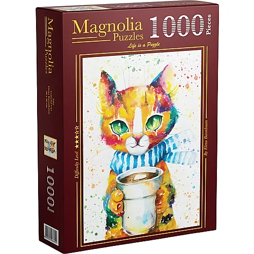 Magnolia Puzzle Colorful Cat (1000Teile)